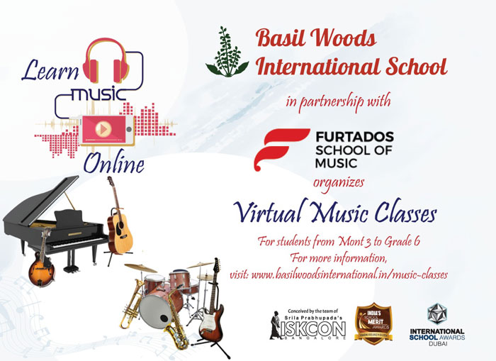 Virtual Music Classes Basil Woods International